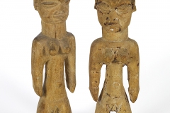 Statuettes pour le culte des jumeaux décédés chez les Yoruba. Afrique de l'ouest XIXe siècle