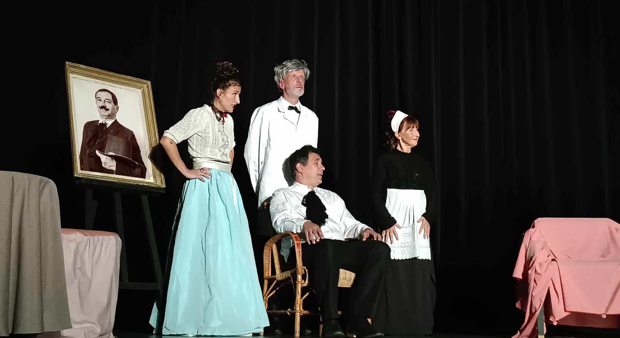 l'Hôtel du libre échange jouée par la troupe des Troubadours du Théâtre de l'Alchimiste le 14 septembre 2025.