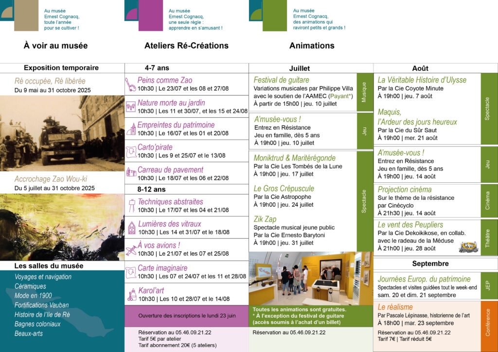 FLYER TRIMESTRIEL ETE 2025