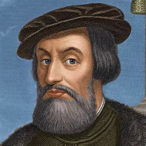 Portrait d'Hernán Cortés, conquérant du Mexique au début du XVIe siècle.