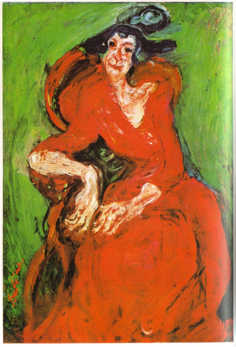 Soutine femme rouge 1922